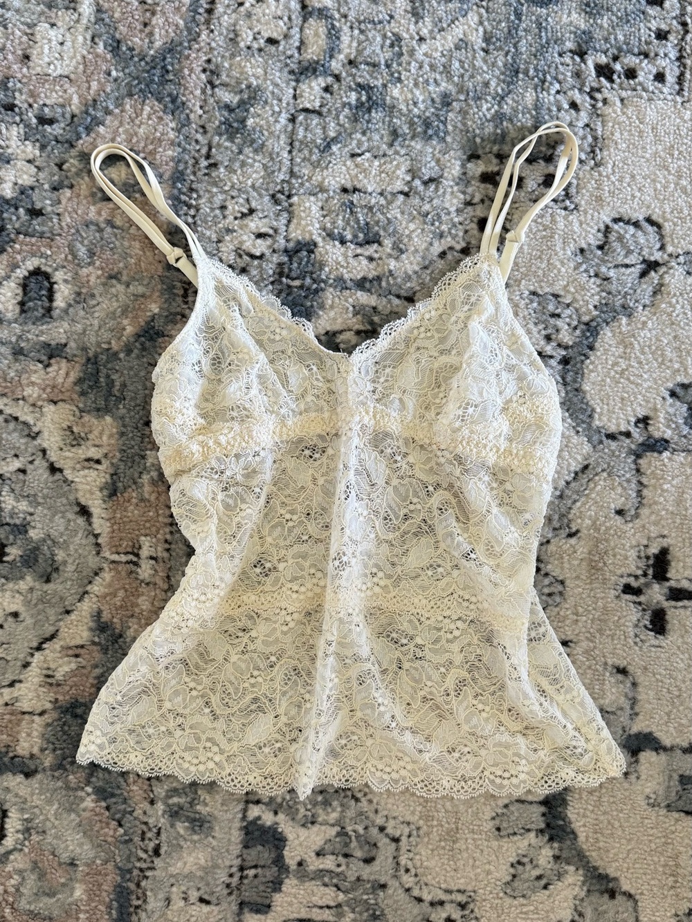 Banana Republic Cream Lace Tank Cami
